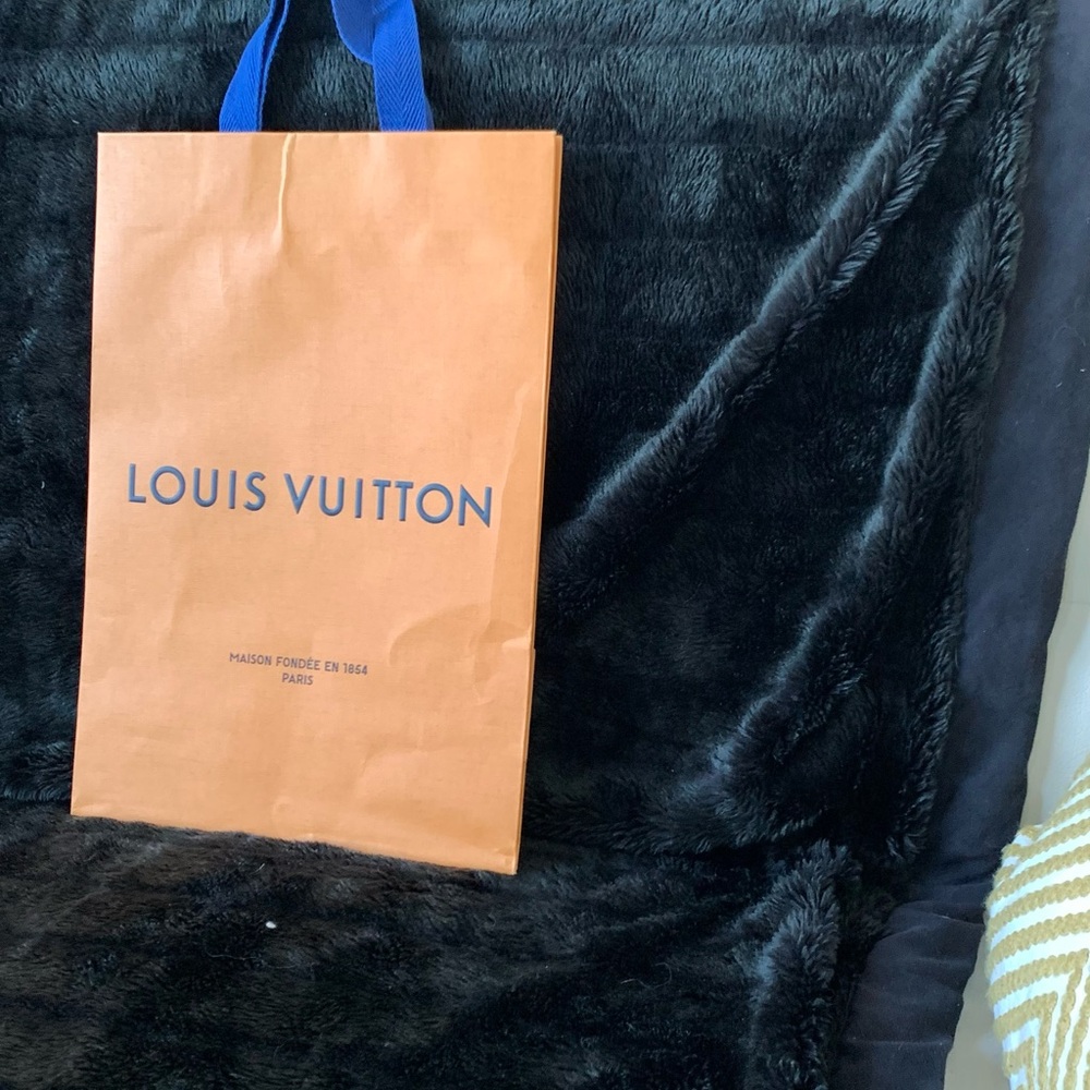 Louis Vuitton Orange Shopping Bag